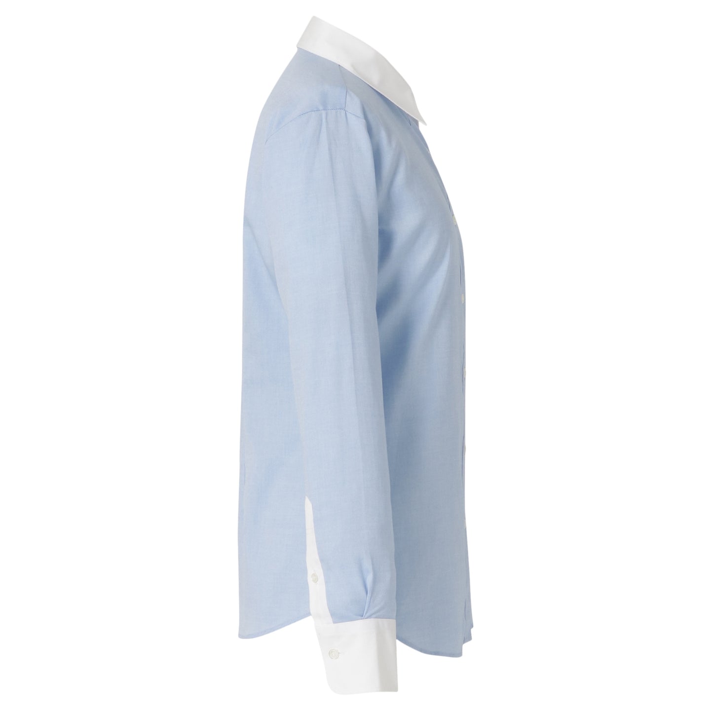 ●Women's 100% Cotton Non Iron White Collared Long Sleeve Shirt