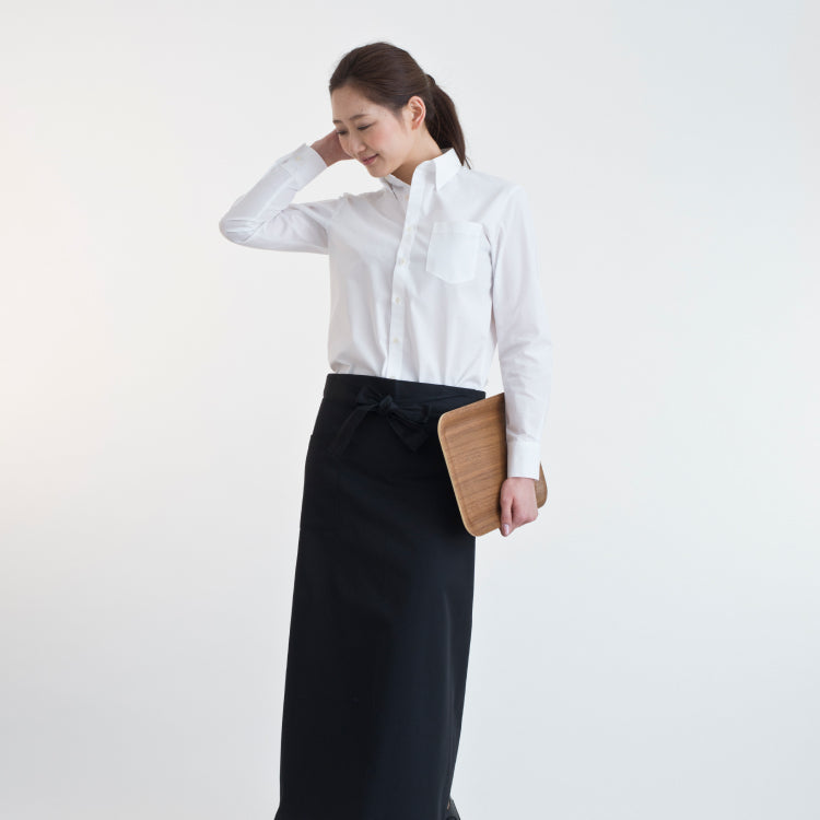 ●Women's Easy Care Poplin Relaxed Boyfriend Shirt White