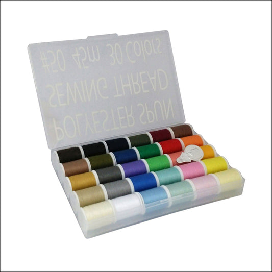 時尚漸層30色縫紉線套裝 45m/100m