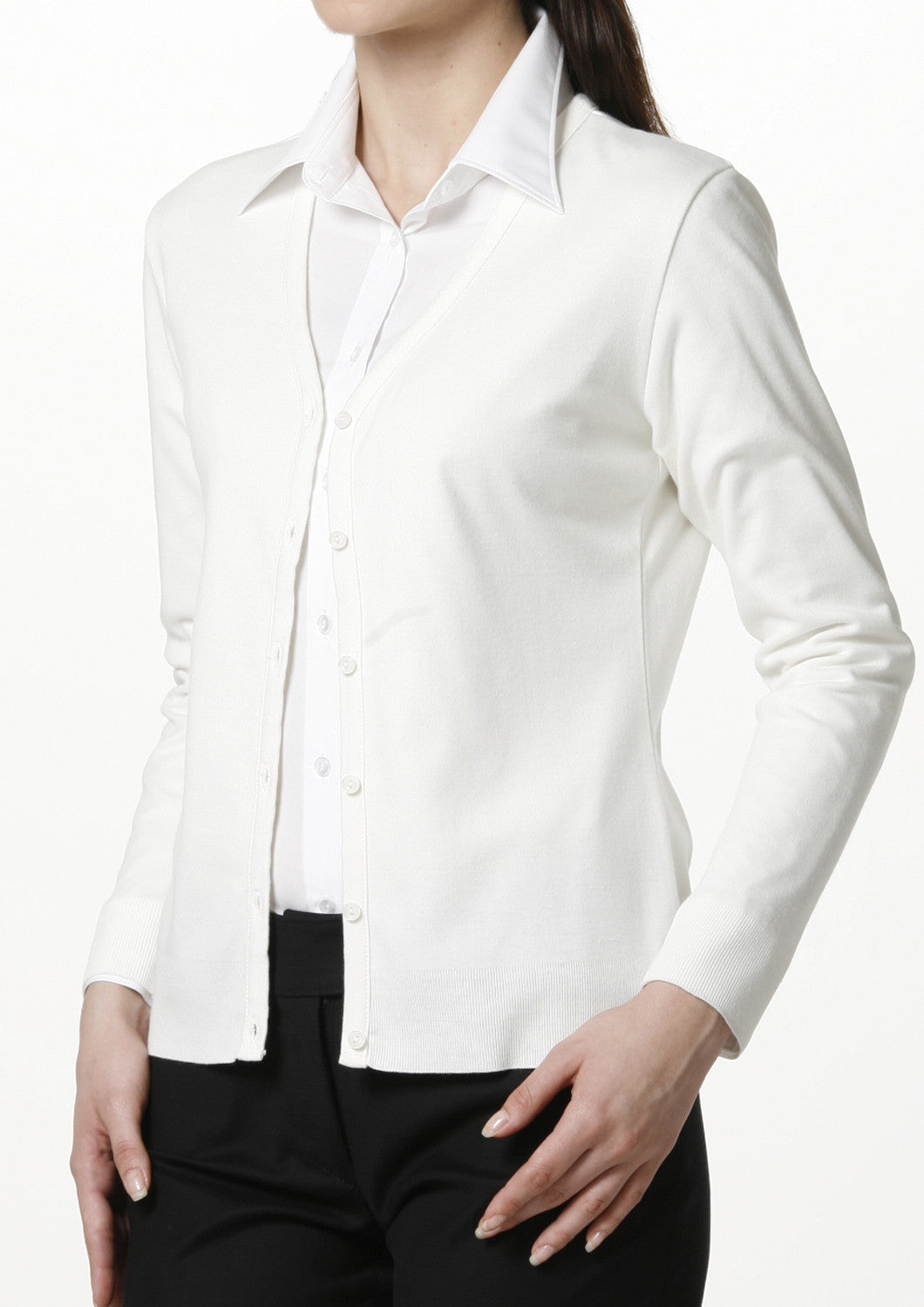 Washable Lightweight  Long Sleeve Cardigan - LEONIS SHIRTS & FAVORITES