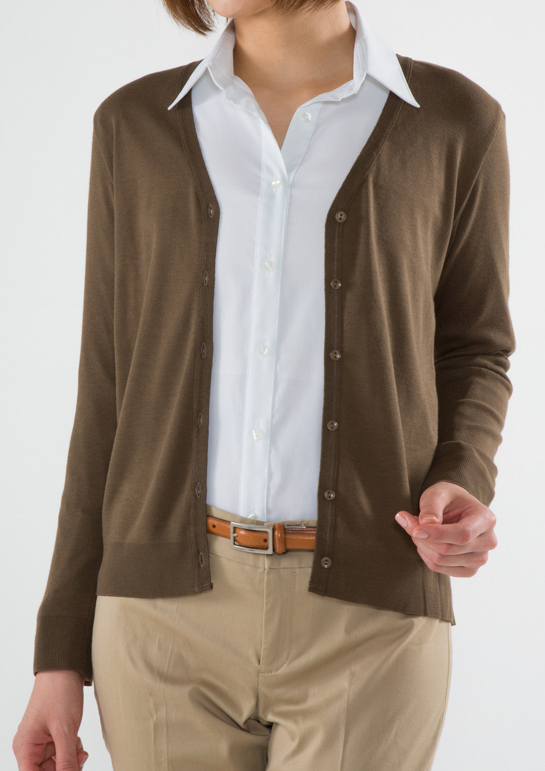 Washable Lightweight  Long Sleeve Cardigan - LEONIS SHIRTS & FAVORITES