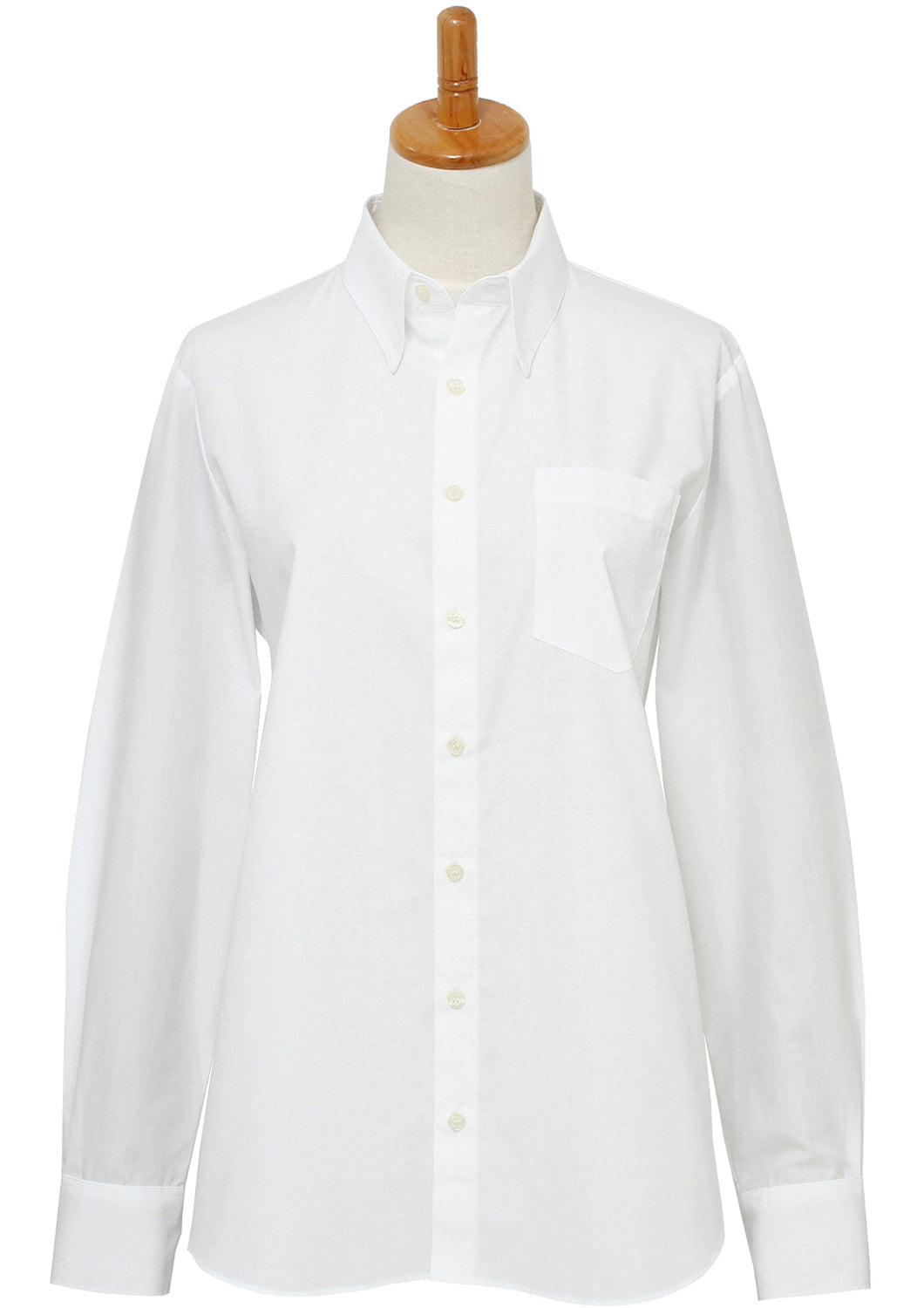 Women's Easy Care Poplin Relaxed Boyfriend Shirt White