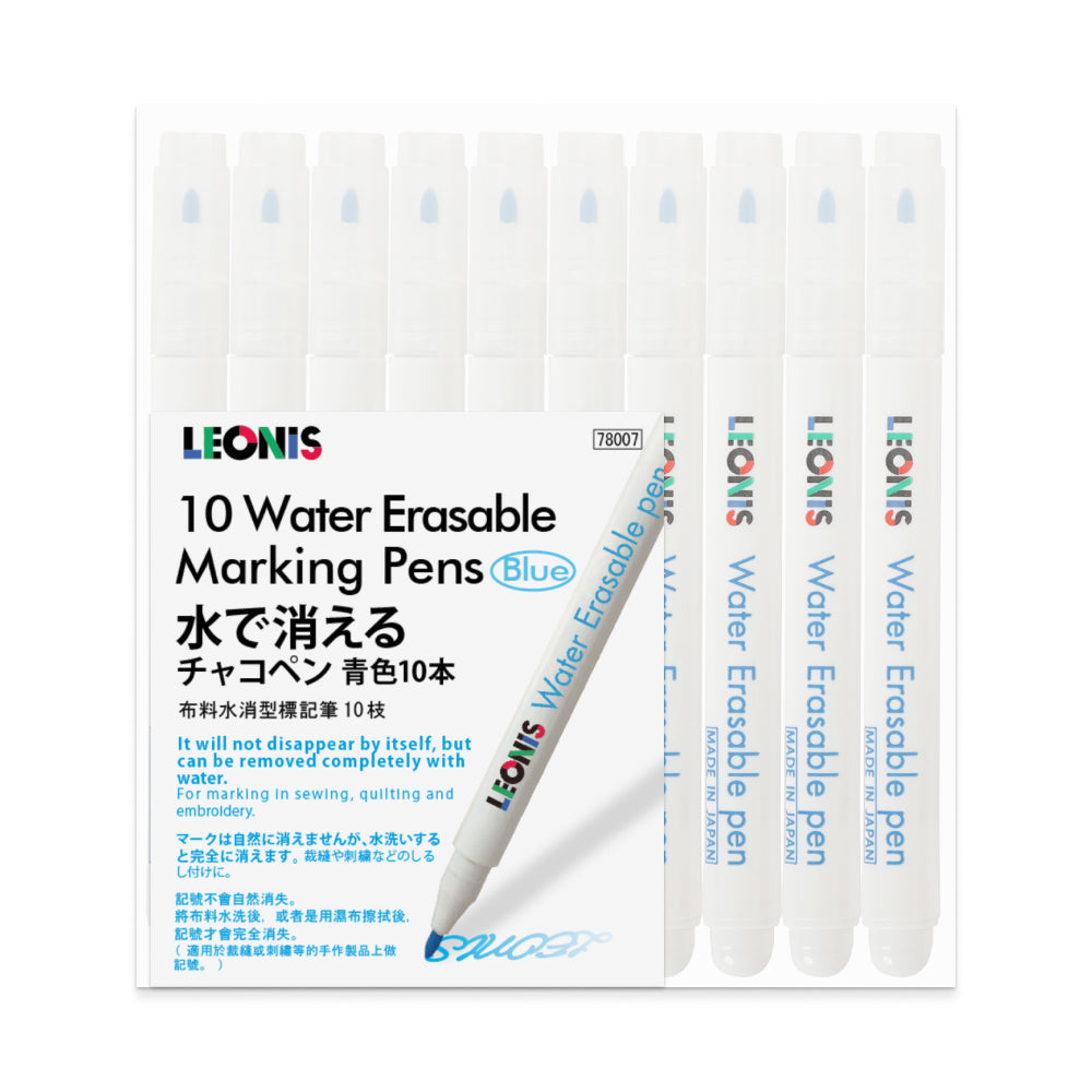 Water Erasable Fabric Marking Pen Blue