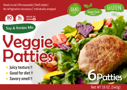 Veggie Patties 90g/3.17 oz x 6pcs