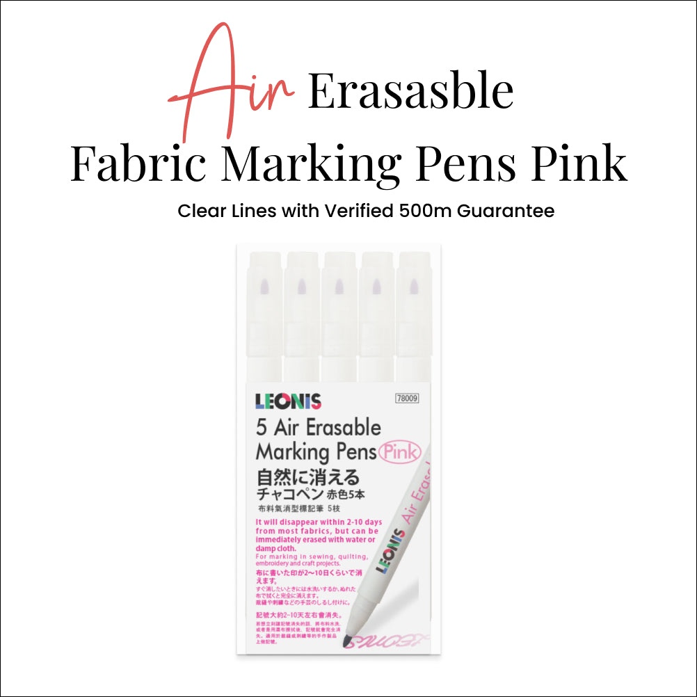 Disappearing Ink Fabric Marking Pen Pink