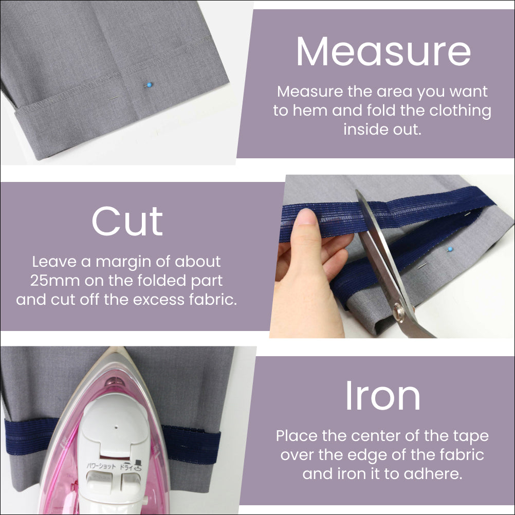How to Use Instant Stitch Hemming Tape 