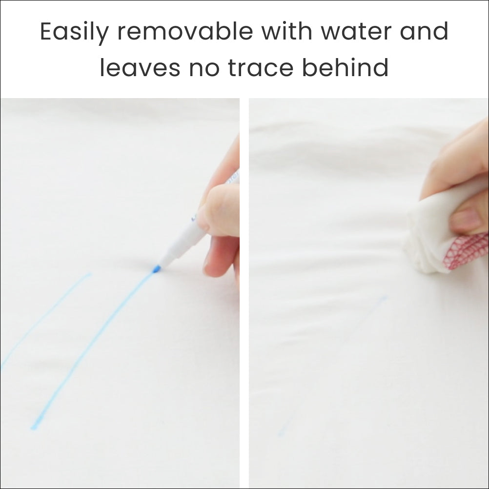 Water Erasable Fabric Marking Pen Blue