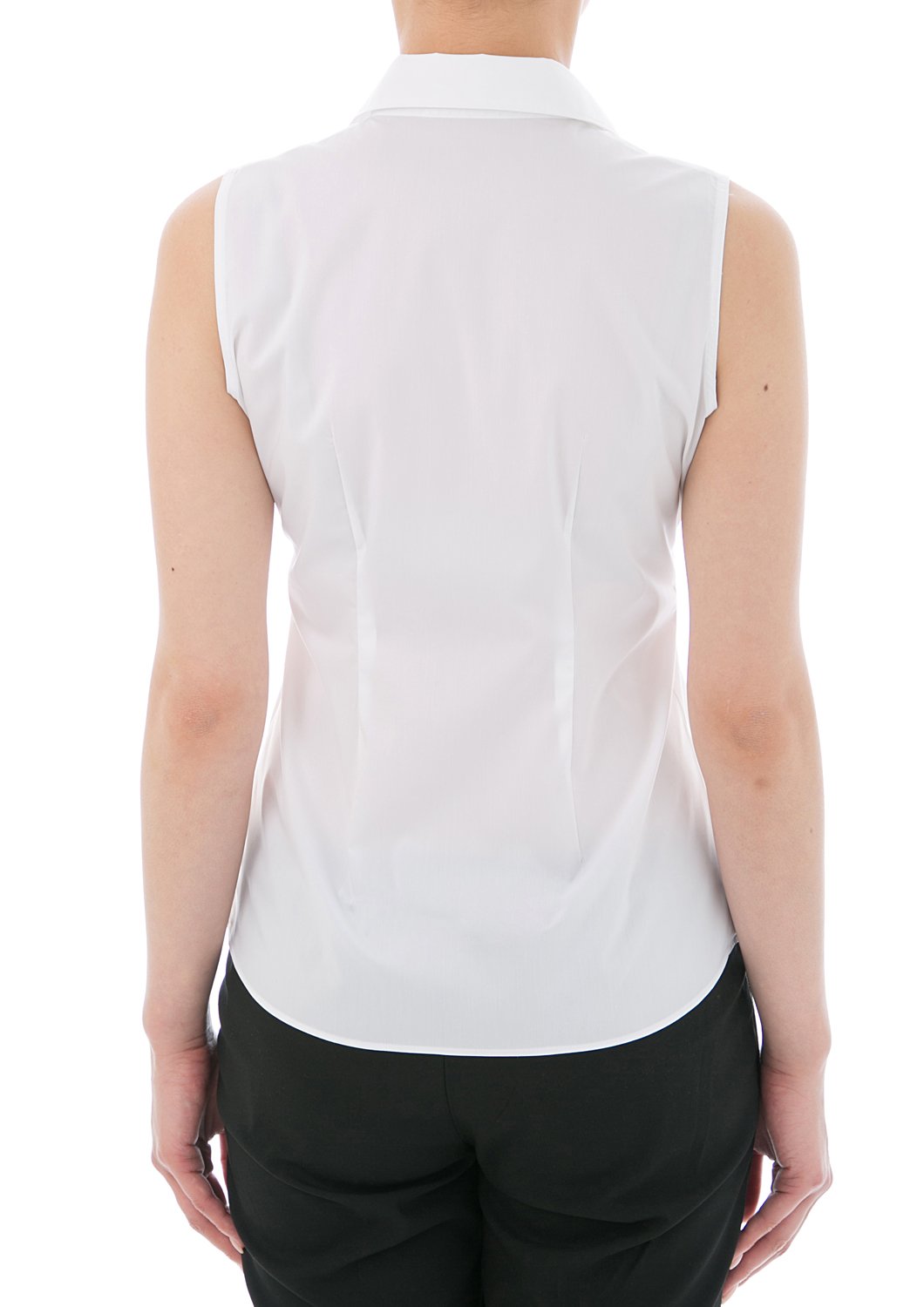 Premium Stretch & Easy Care Sleeveless White - LEONIS SHIRTS & FAVORITES