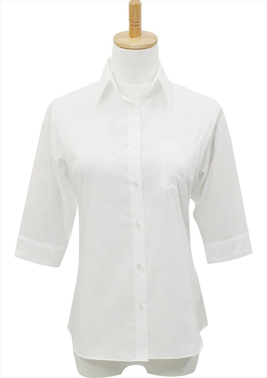 Premium Stretch & Easy Care 1/2 Sleeve White - LEONIS SHIRTS & FAVORITES