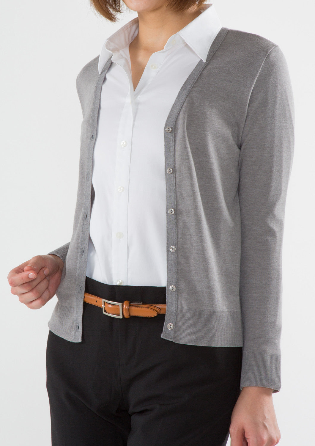 Washable Lightweight  Long Sleeve Cardigan - LEONIS SHIRTS & FAVORITES