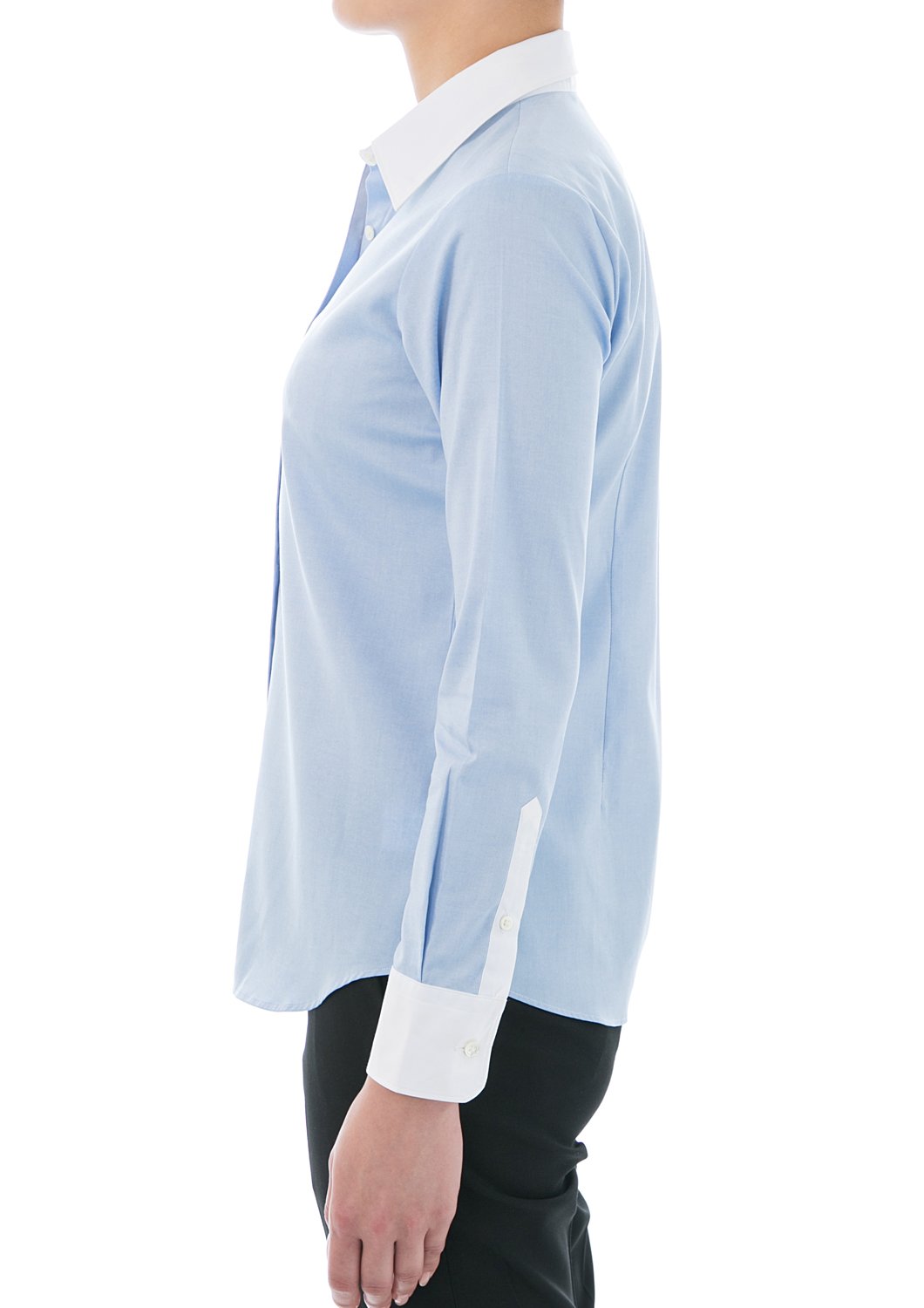 100% Cotton Wrinkle-free<br>White Collared Dress Shirt #.005 - LEONIS SHIRTS & FAVORITES